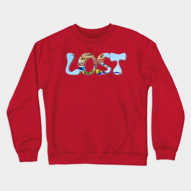 LOST Crewneck Sweatshirt by afternoontees